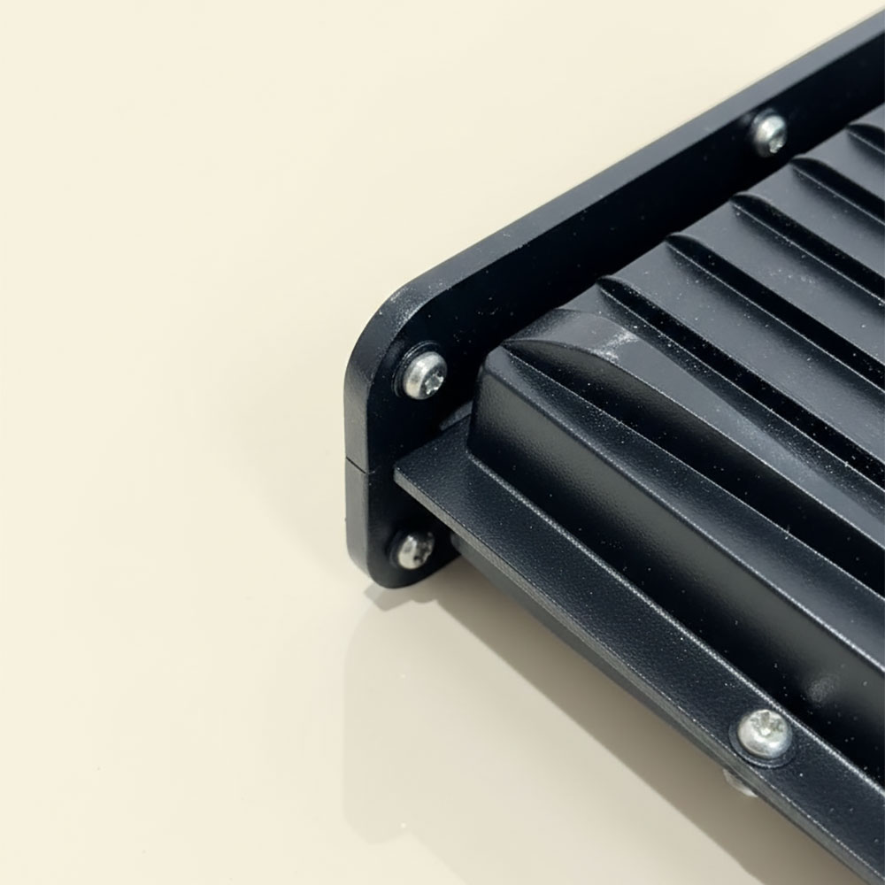 PROJECTEUR SMD 100W IP67 SOLAIRE NOIR – Image 2