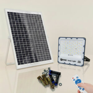 PROJECTEUR SMD 200W IP67 SOLAIRE NOIR