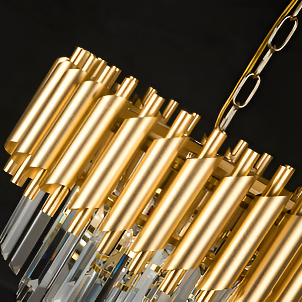 LUSTRE CRISTAL PRESTIGE DORE 30Cm – Image 3