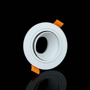 SOCLE PLASTIQUE ROND ORIENTABLE BLANC