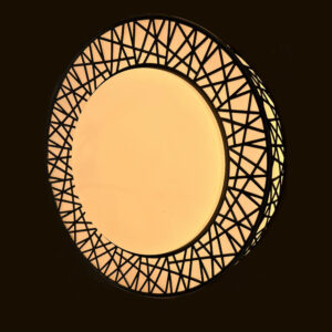 PLAFONIER BLACK GLOW 40CM + COMMANDE